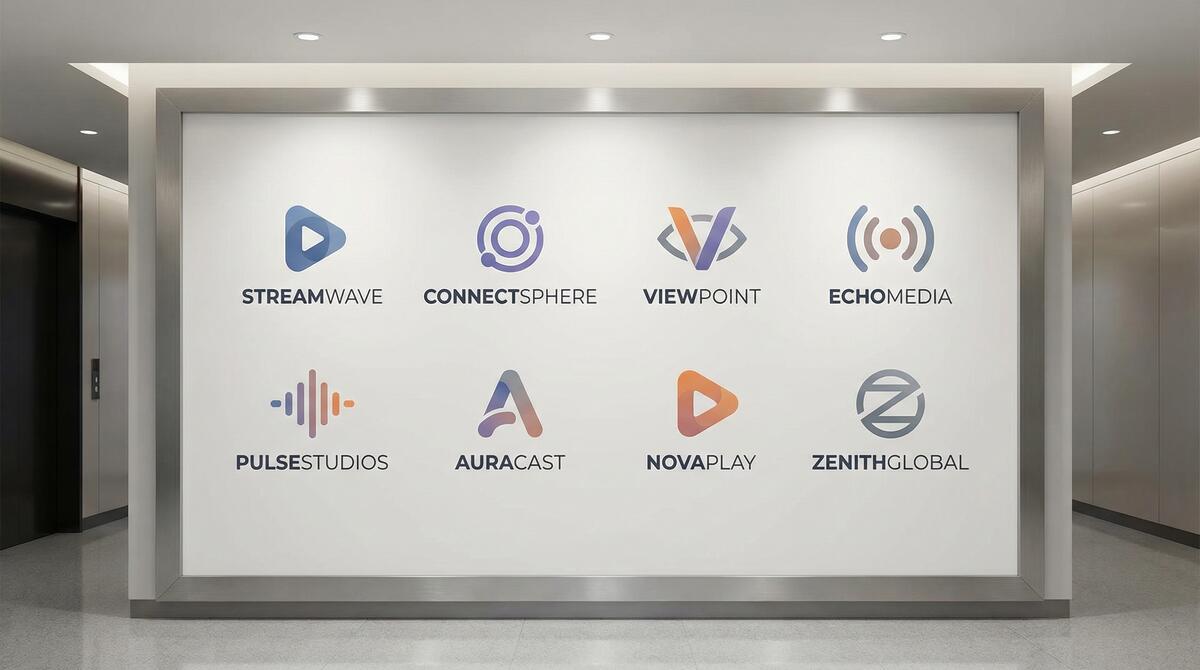 茄子视频合作品牌Logo墙